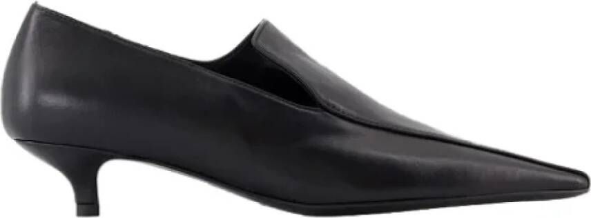 TotêMe Leather flats Black Dames