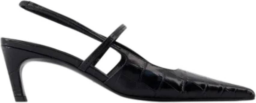 TotêMe Leather heels Black Dames