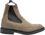 Tricker's Suede Beatles Platte Schoenen Beige Heren - Thumbnail 1