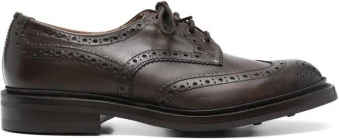 Tricker's Espresso Gebrande Veterschoenen Brown Heren