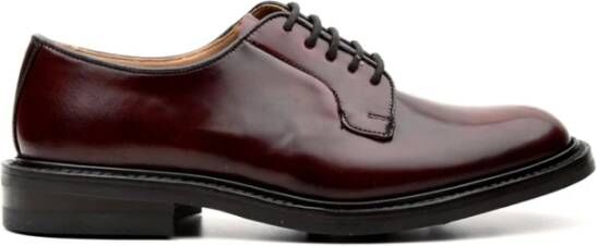 Tricker's Paarse Platte Schoenen voor Heren Purple Heren