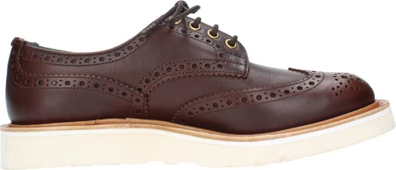 Tricker's Platte schoenen Bruin Brown Heren