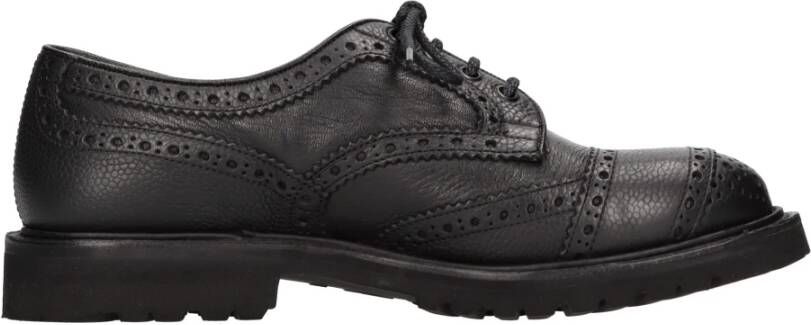 Tricker's Platte schoenen Zwart Black Heren