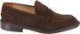 Tricker's James Suede Platte Schoenen Brown Heren - Thumbnail 1