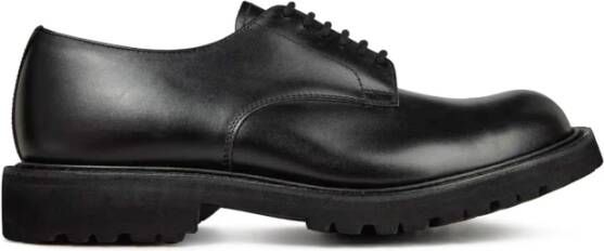 Tricker's Zwarte Box Lace-up Derby Schoenen Black Heren