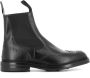 Tricker's Zwarte Brogue Chelsea Schoenen Black Heren - Thumbnail 1