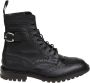 Tricker's Zwarte Commando Leren Laarzen Black Heren - Thumbnail 1