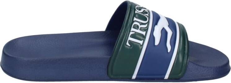 Trussardi Heren Plastic Sandalen Blue Heren