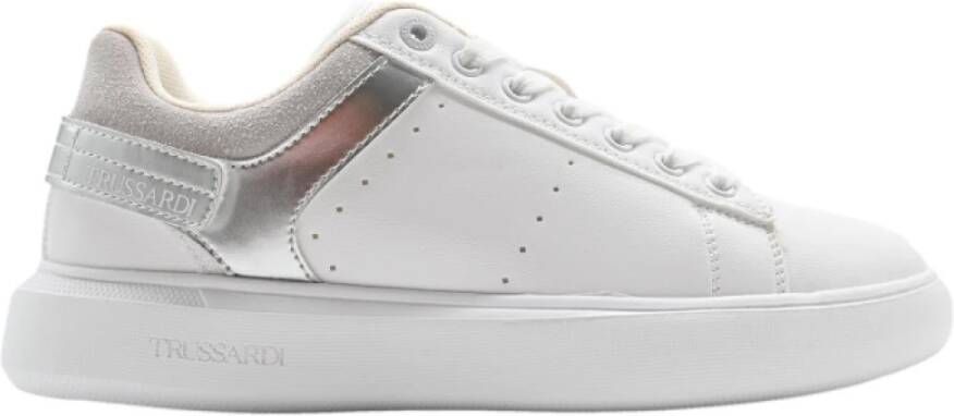 Trussardi Witte Sneakers SNK Yhero Multicolor Dames