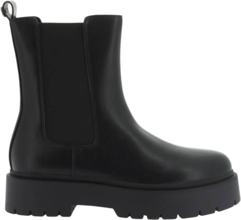 Twinset Chunky Chelsea Zwarte Laarzen Black Dames