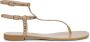 Twinset Dubbele Band Beige Sandalen Beige Dames - Thumbnail 1