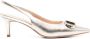 Twinset Goudkleurige Slingback Sandalen met Middelhoge Hak Gray Dames - Thumbnail 1