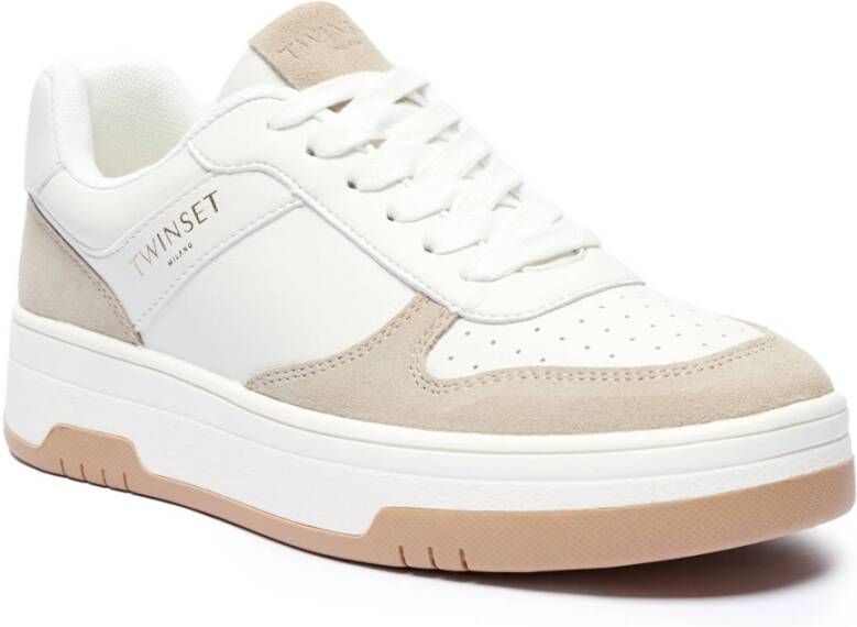 Twinset Hoge zool sneakers White Dames