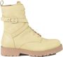 Twinset Leren enkellaars met rubberen zool Beige Dames - Thumbnail 1