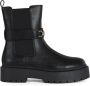 Twinset Platform Eco-Leren Laars met Logoplaat Black Dames - Thumbnail 1