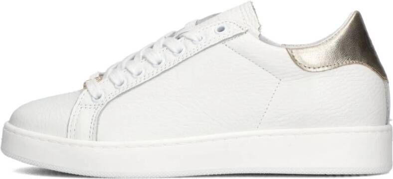 TWINSET MILANO Lage Sneakers Dames 251tcp048 Maat: 40 Materiaal: Leer Kleur: Wit