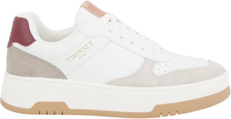 Twinset Witte Sneaker Schoenen White Dames