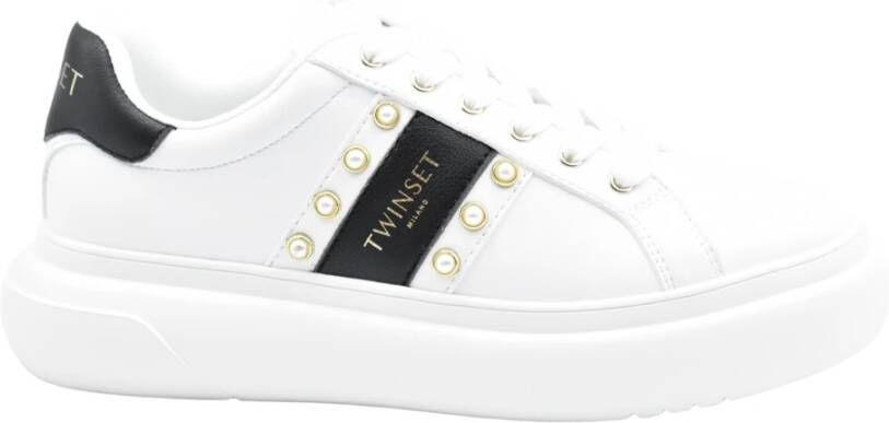 Twinset Witte Veterschoenen voor Vrouwen White Dames