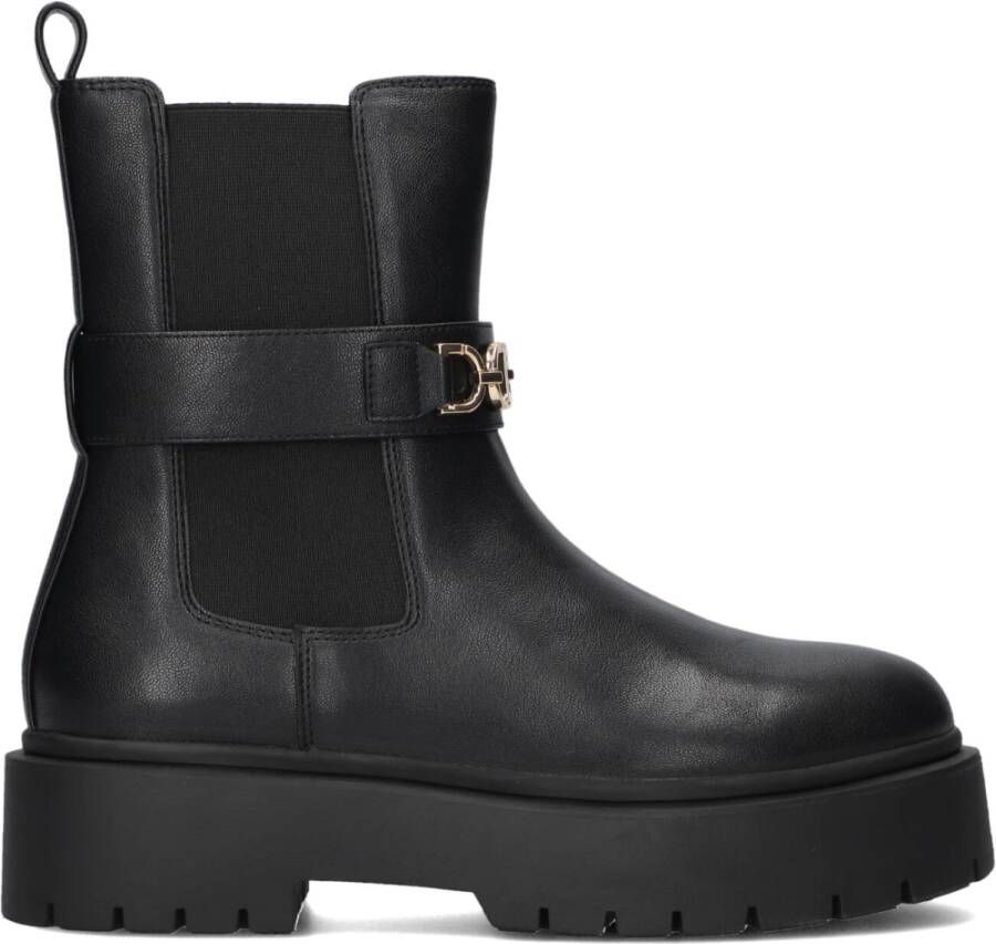 Twinset Zwarte Chelsea Boots Elegante Stijl Black Dames