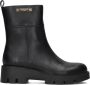 Twinset Zwarte Enkelboots met Goud Embleem Black Dames - Thumbnail 2