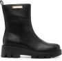 TWINSET MILANO Enkelboots Dames 242tcp056 Maat: 36 Materiaal: Leer Kleur: Zwart - Thumbnail 2