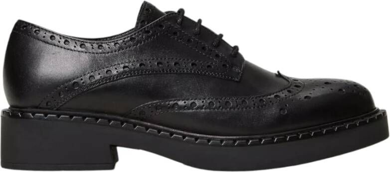 Twinset Zwarte Platte Schoenen Scarpa Black Dames