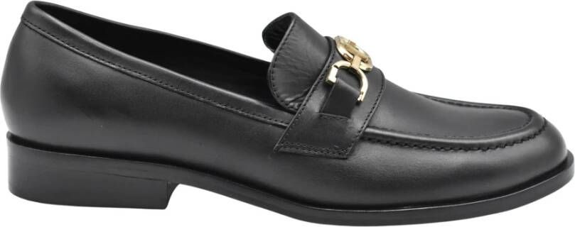 Twinset Zwarte Veterschoenen Elegante Stijl Black Dames