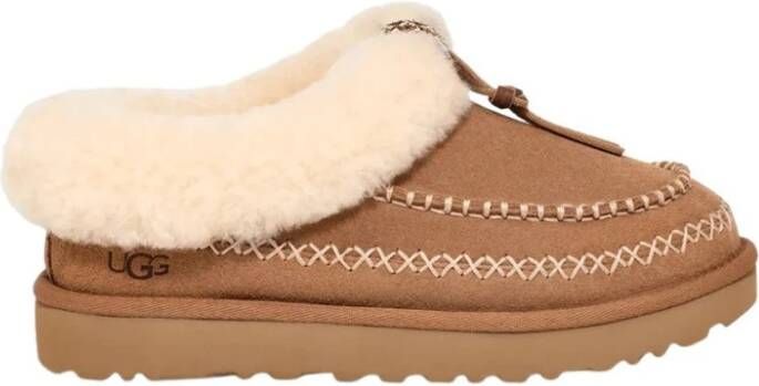 Ugg Alpine Chestnut Suède Pantoffel Yellow Dames