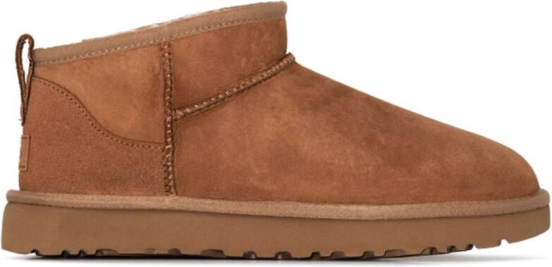 Ugg Bruine Classic Ultra Mini Logo Laarzen Brown Dames