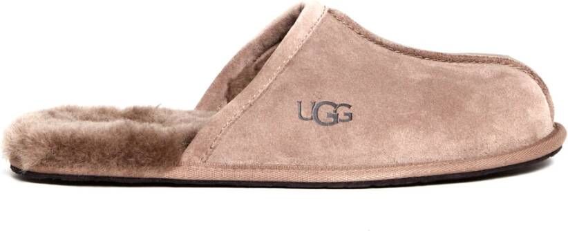 Ugg Bruine leren enkellaarzen Beige Heren