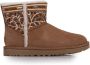 Ugg Bruine Suède Enkellaarzen Brown Dames - Thumbnail 1