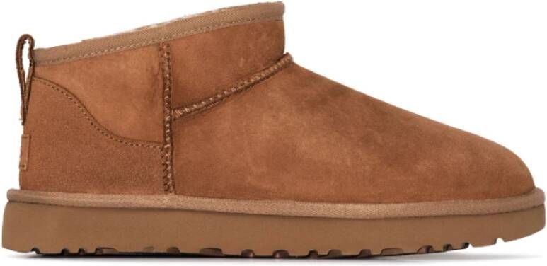 Ugg Bruine Suède Instaplaarzen Brown Heren