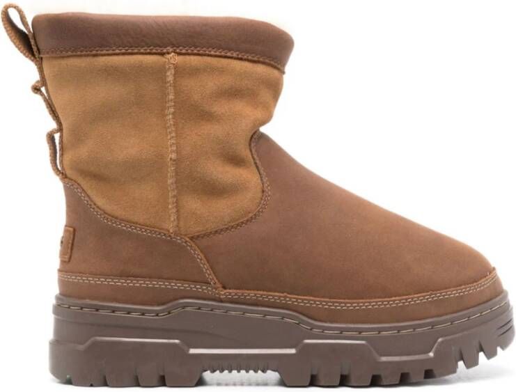 Ugg Bruine Waterdichte Color-Block Laarzen Brown Heren