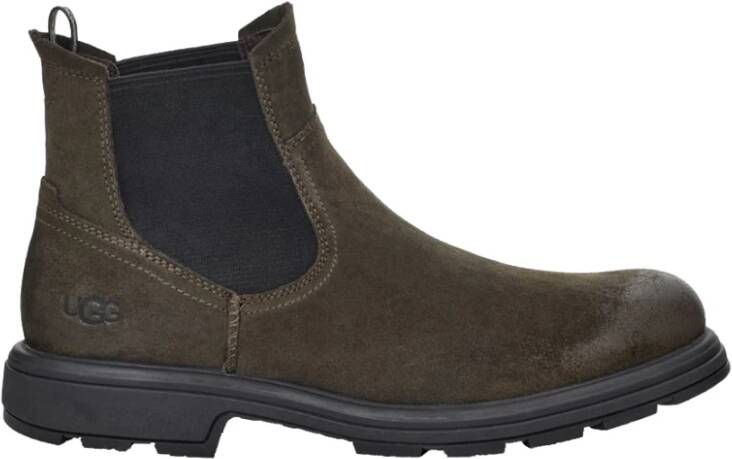 Ugg Biltmore Chelsea Laarzen voor Heren in Dark Olive Suede