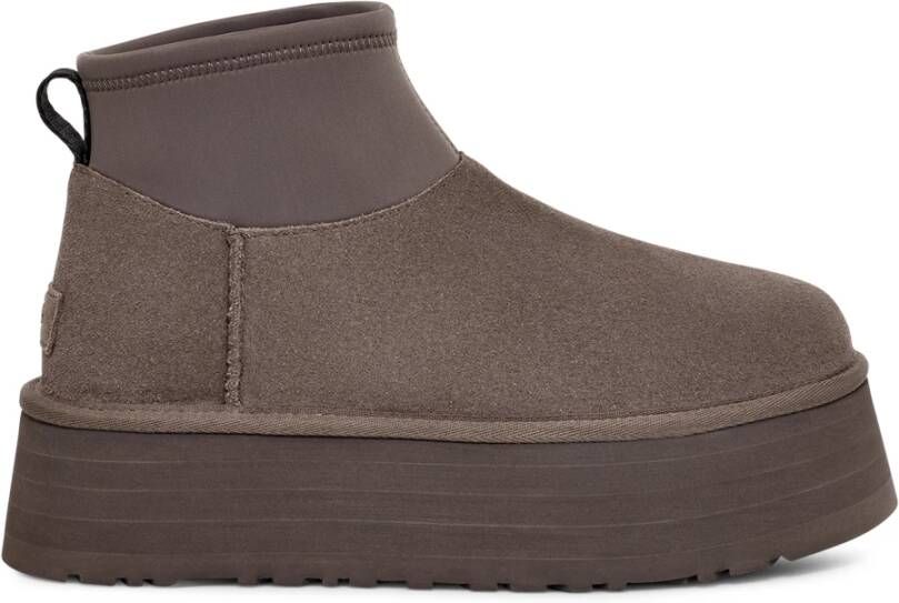 Ugg Boots & laarzen Grey suede Classic Mini Dipper ankle boots in grijs