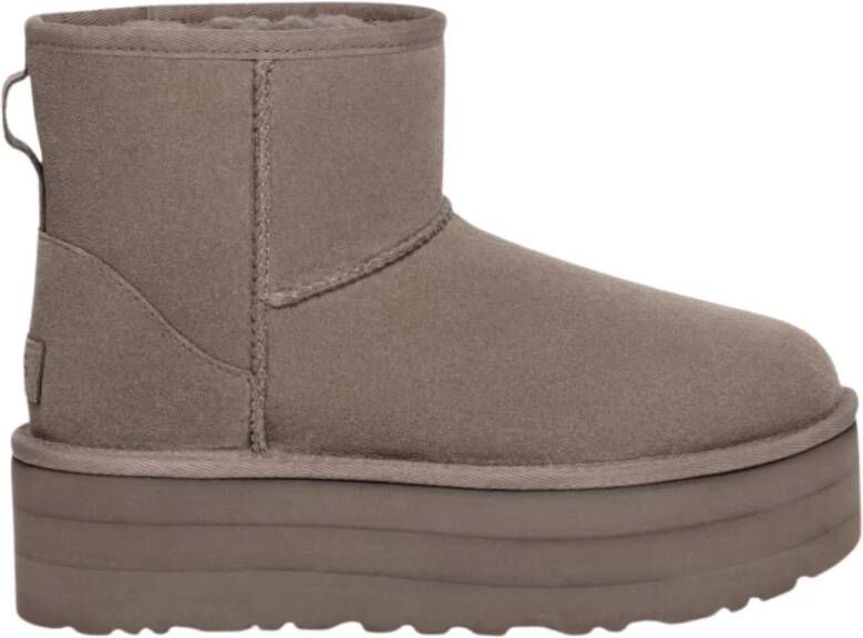 Ugg Classic Mini Platform Smoke Plume Gray Dames