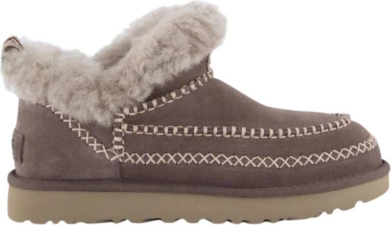 Ugg Classic Ultra Mini Alpine Boots Gray Dames