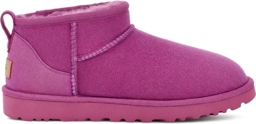 Ugg Paarse Classic Ultra Mini Enkellaarzen Purple Dames