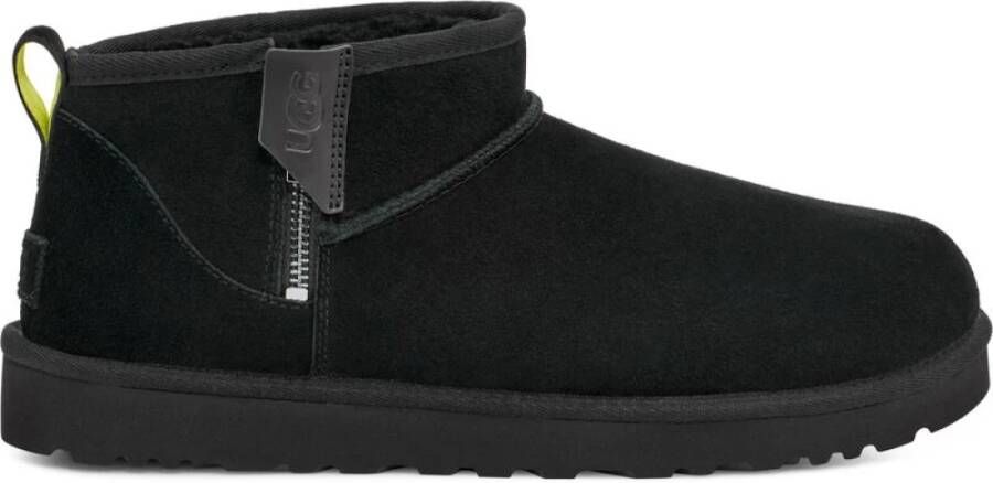 Ugg Classic Ultra Mini Zip Boots Black Heren