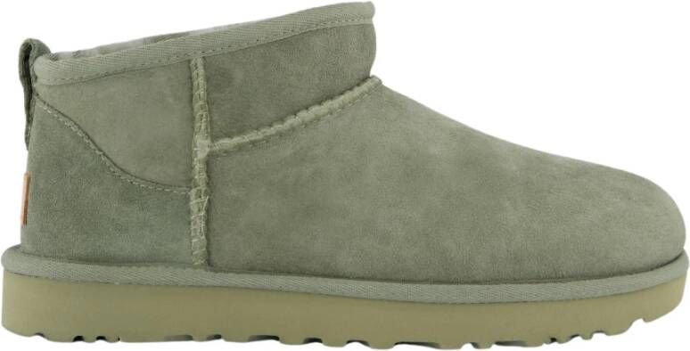 Ugg ClassicUltraMini Shaded Clover Laarzen Green Dames