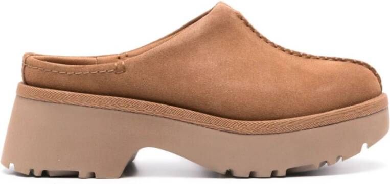 Ugg Stijlvolle New Heights Klomp Brown Dames