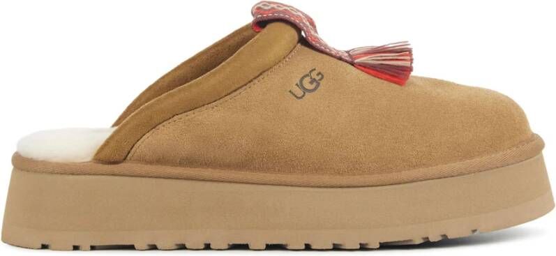 Ugg Cognac Suede Pantoffels Brown Dames