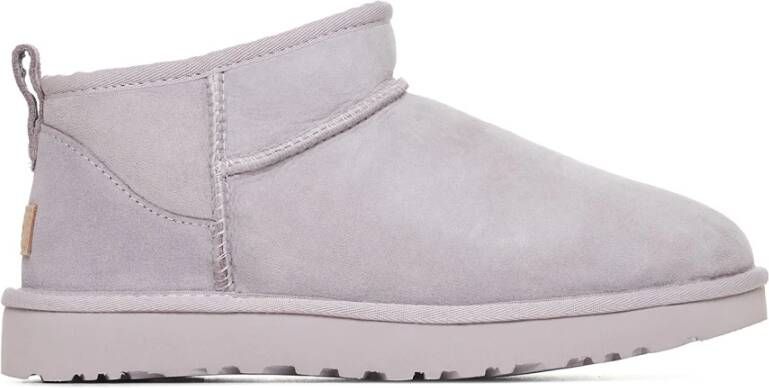 Ugg Classic Ultra Mini-laars voor dames in Pale Smoke