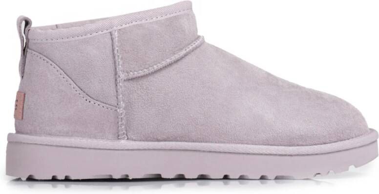 Ugg Classic Ultra Mini-laars voor dames in Pale Smoke