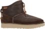 Ugg Donkerbruine Shearling Enkellaarzen Brown Heren - Thumbnail 1