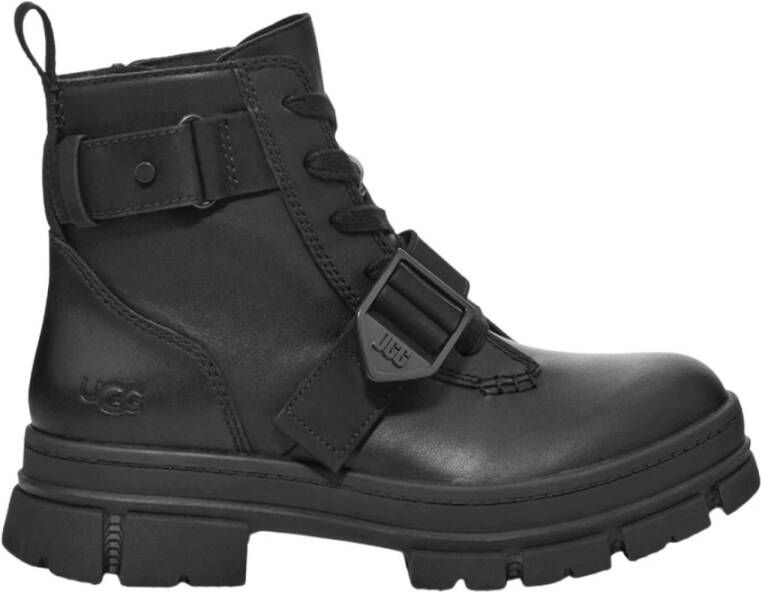 Ugg Zwarte Veterschoenen Black Dames