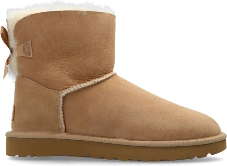 Ugg Mini Bailey Bow II-laars voor dames in Beige