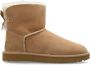 Ugg Mini Bailey Bow II-laars voor dames in Beige - Thumbnail 1