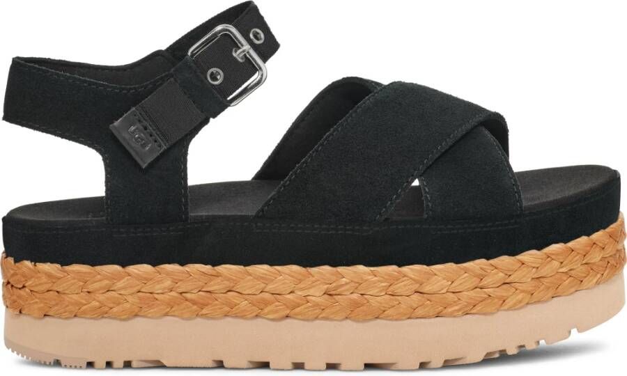 UGG Sandalen Dames Aubrey Ankle Maat: 46 Materiaal: Suède Kleur: Zwart