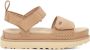 Ugg Flat Sandals Beige Dames - Thumbnail 1